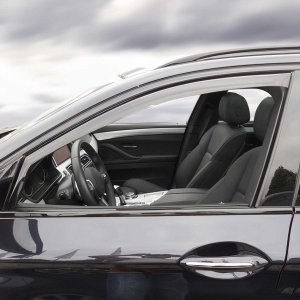 BMW 5 Series Wind Deflector - Omac - Acrylic 2 Pcs - Black Smoke - '89-'95 BMW 5 Series Wind Deflector - Omac - Acrylic 2 Pcs - Black Smoke - '89-'95